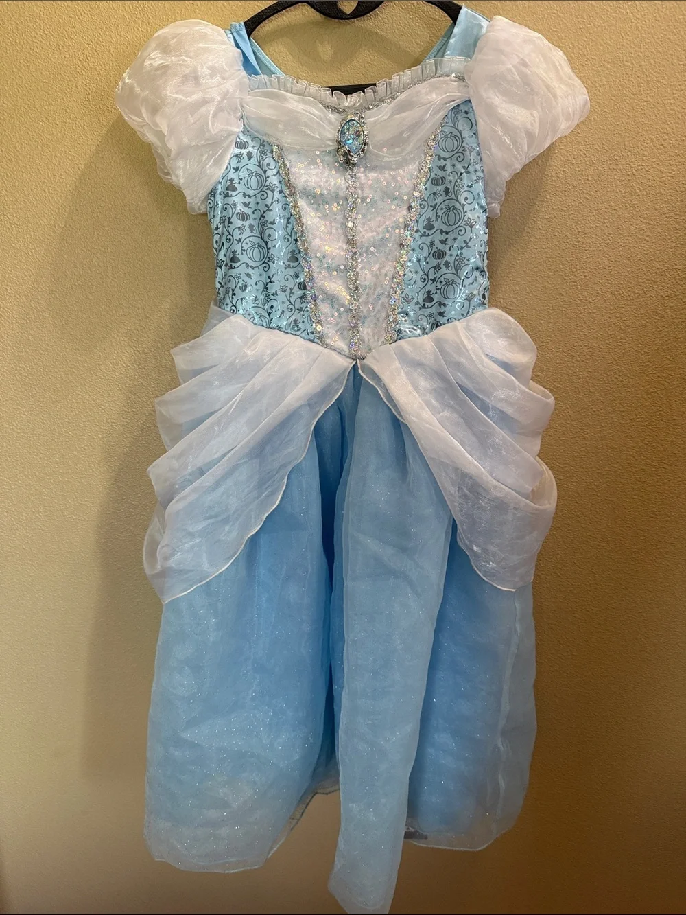Disney Light Cinderella Princess Dress Costume Girls 10